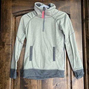Girls ivivva lululemon soft thick fleece sweatshirt. Cozy , size 12, grey
